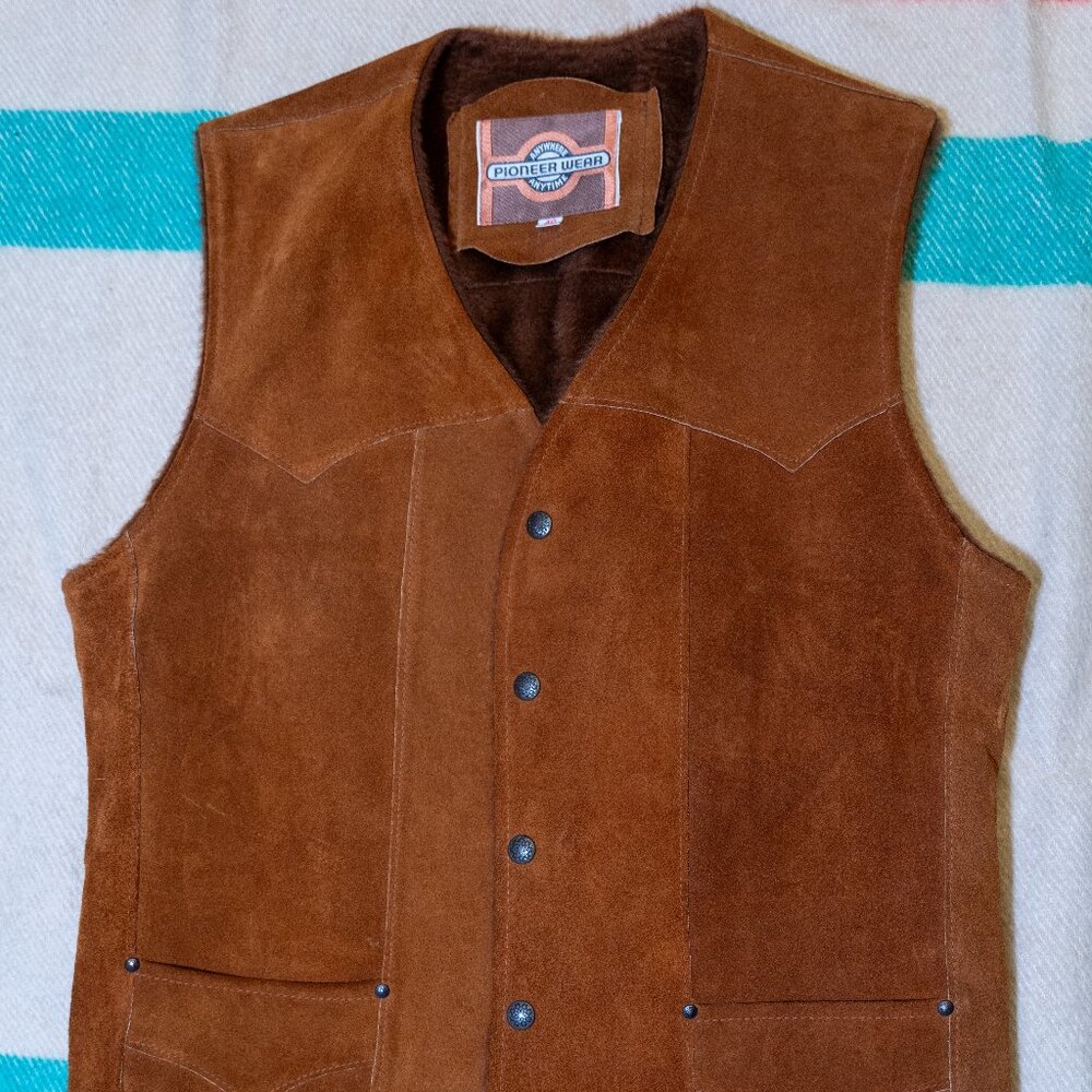 Pioneer Wear heavy suede vest
